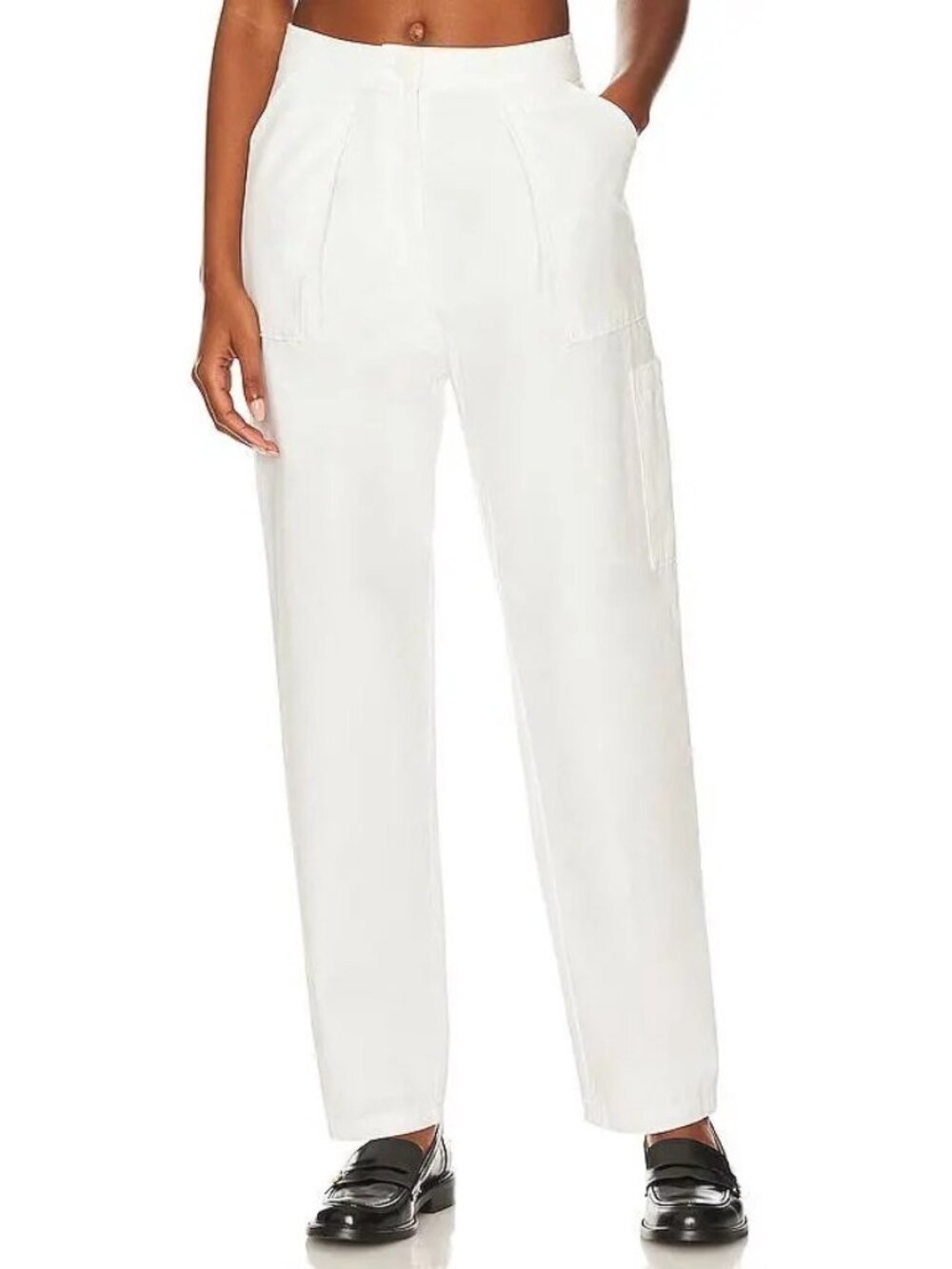 The Range Military Twill Utility Cargo Pants Light Shell White Size M